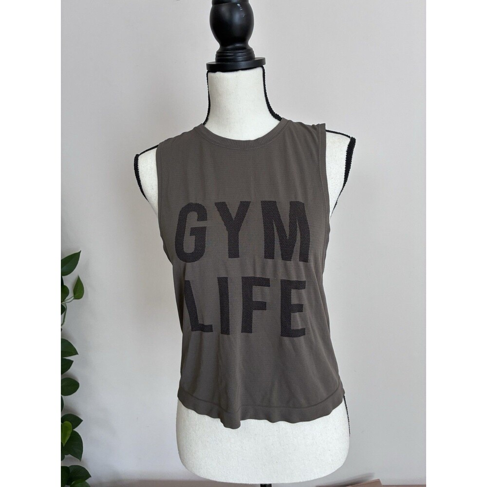 Spiritual Gangster Gym Life Muscle Black Tank Top NWOT Size M/L